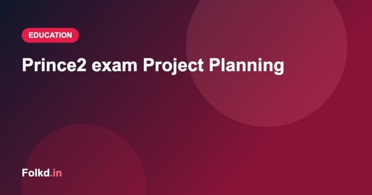 Prince2 exam Project Planning