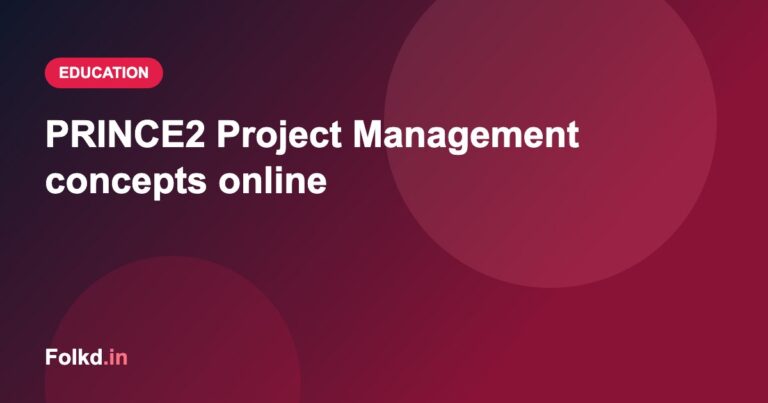 PRINCE2 Project Management concepts online